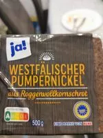 Zuckermenge drin Pumpernickel