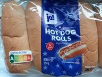 Suhkru kogus sees Backwaren - Hot Dog Rolls