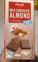 İçindeki şeker miktarı MILK CHOCOLATE ALMOND