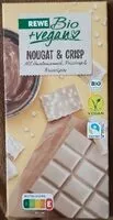 Cantidad de azúcar en Nougat & Crisp vegan