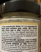 含糖量 Pasta z pražených kešu