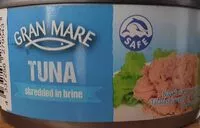 Amount of sugar in Tuna shredded in brine
