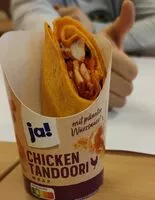 入っている砂糖の量 Chicken Tandori Wrap