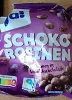 Suhkru kogus sees Schokorosinen