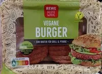 Suhkru kogus sees Vegane Burger