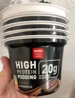Amount of sugar in High protein pudding Schoko