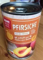 चीनी की मात्रा Pfirsiche Halbe Frucht