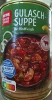 Suhkru kogus sees Gulaschsuppe