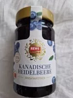 Sokerin määrä sisällä Kanadische Heidelbeere Fruchtaufstrich