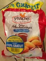 चीनी की मात्रा Madeleine