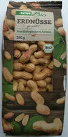Cantidad de azúcar en Bio erdnüsse Geröstet Rewe Bio
