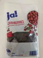 Suhkru kogus sees Cranberries