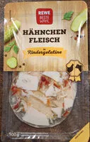 Cantidad de azúcar en Hähnchenfleisch in Rindergelatine