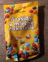 İçindeki şeker miktarı Arašídy v mléčné čokoláde