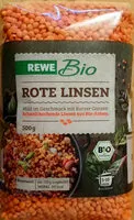İçindeki şeker miktarı Linsen - rote