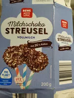 İçindeki şeker miktarı Milchschokostreusel