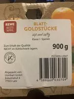 İçindeki şeker miktarı Rewe Beste Wahl Blatt-Goldstücke