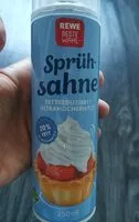 चीनी की मात्रा Sprühsahne