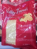 Sucre et nutriments contenus dans Vallee d henri