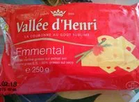 Sucre et nutriments contenus dans La vallee d henri