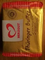Cantidad de azúcar en Thüringer Butter