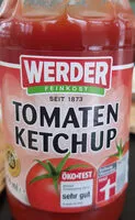 Suhkru kogus sees Tomaten Ketchup