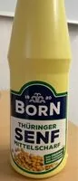 Zuckermenge drin Thüringer Senf