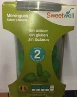 Cantidad de azúcar en Merengues sabor a menta Sweetwell