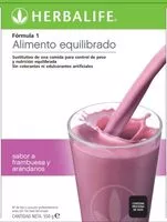 Suhkru kogus sees Fórmula 1 sabor a frambuesa y arándanos