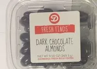 入っている砂糖の量 Dark chocolate almonds