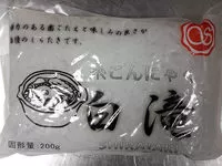 Sokerin määrä sisällä Shirataki Konjac