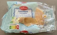 含糖量 Gaufres fourrées saveur Vanille