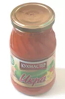 入っている砂糖の量 Икра из кабачков