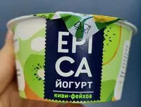 入っている砂糖の量 Йогурт с киви и фейхоа "EPICA"