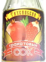 入っている砂糖の量 Гранатовый сок