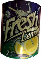 Сахар и питательные вещества в Fresh lemon