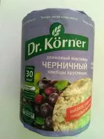 Количество сахара в Хлебцы хрустящие «Злаковый коктейль черничный»