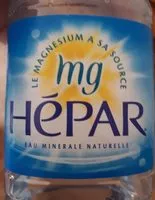 Suhkru kogus sees Eau Minérale Hépar - 1L
