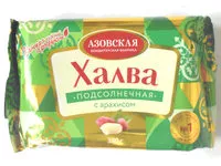 入っている砂糖の量 Халва подсолнечная с арахисом