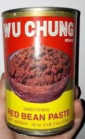 Sucre et nutriments contenus dans Wu chung