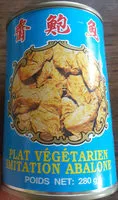 Jumlah gula yang masuk Plat Végétarien Abalone