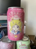 Quantité de sucre dans Ocean Bomb & Sailor Moon : Canette d'eau pétillante au pamplemousse