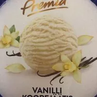 Suhkru kogus sees Vanilli koorejäätis