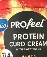 Cantidad de azúcar en Protein curd cream