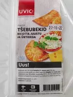 İçindeki şeker miktarı Tšeburekid ricotta juustu ja ürtidega