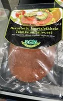 Sokerin määrä sisällä Vegan salami slices