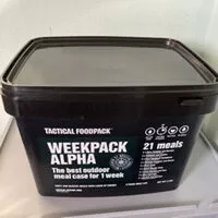 Quantité de sucre dans Weekpack Alpha