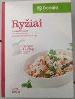 İçindeki şeker miktarı Dobelė ryžiai