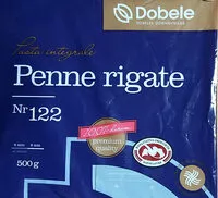 İçindeki şeker miktarı Whole grain pasta Penne Rigate
