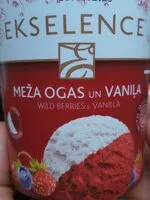 Jumlah gula yang masuk Ekselence Meža ogu un krējuma vaniļas saldējums